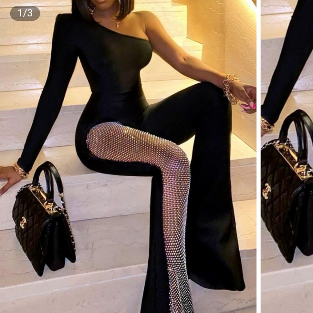 Black jumpsuit